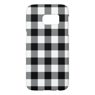 Black and White Gingham Pattern Smartphone Case