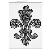 Black and White Goth Greeting Cards