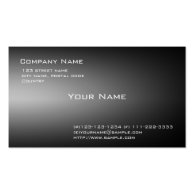 black and white gradient business card template