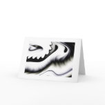 Black and White Greeting Card