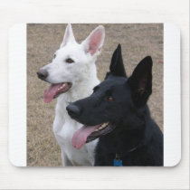 Black and White GSD Mouse Mats