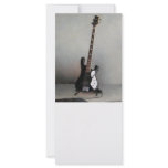 Black and White Guitar Custom Rack Card
