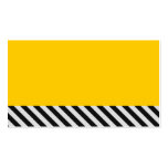 Black and White Hazard Stripes Textured Business Card Templates