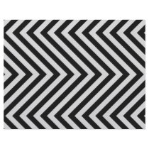 Black and White Hazard Stripes Textured Custom Flyer