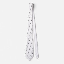 Black And White Heart Shaped Awareness Ribbon ties