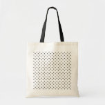 Black and White Hearts Pattern. Canvas Bags
