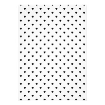 Black and White Hearts Pattern. Invite