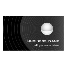 Black and White Hi-tech Business Card