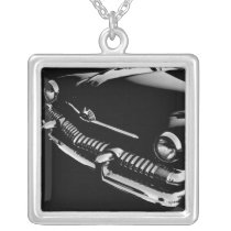 Black and White Hot Rod necklaces