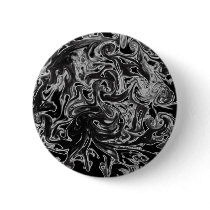 Black and White Ink Swirl buttons by ciararachel Black and White Ink Swirl buttons
