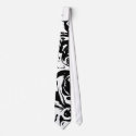 Black and White Ink Tie by ciararachel Black and White Ink Tie