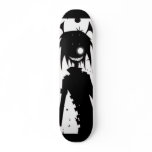 Black and white insane skate board deck