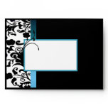 Black and White Invitation Envelope