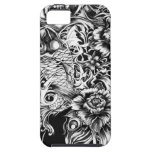 Black and white Japanese Koi tattoo art. iPhone 5 Cover