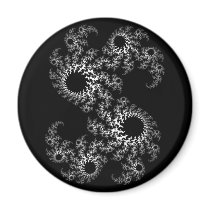 Black and White Julia 324048 Magnet