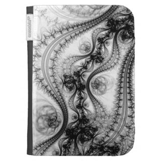 Black and White Lacy Swirls