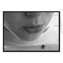 Black and White Ladybug cards