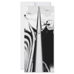 Black and White Lines and Swirls. Rack Card