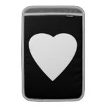 Black and White Love Heart Design. Sleeve For MacBook Air