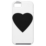 Black and White Love Heart Design. iPhone 5 Cover