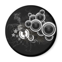 Black And White magnets by CrazyGear Black And White magnets