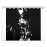 Black and White Male calendar