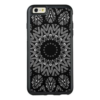 Black and White Mandala Pattern OtterBox Case