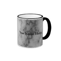 Black and White Marble Mug