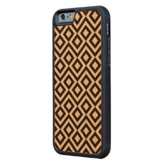 Black and White Meander Cherry iPhone 6 Bumper
