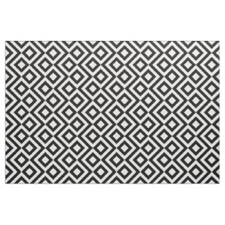 Black and White Meander Fabric