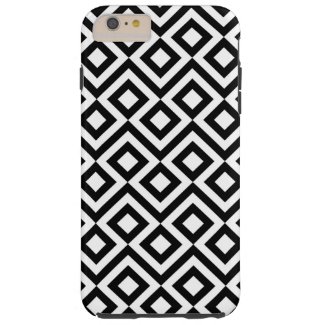 Black and White Meander iPhone 6 Plus Tough Case