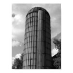 Black and White Midwestern Silo