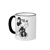 Black and White Minnie mugs by disney Black and White Minnie mugs