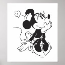 Black and White Minnie Posters