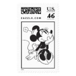 Black and White Minnie Stamps