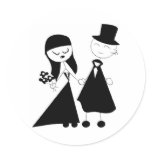 Black and White Mod Couple