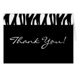 Black and White Modernist Stripe cards