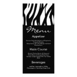 Black and White Modernist Stripe rack cards