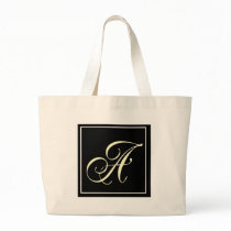 Black and White Monogram Gifts bags