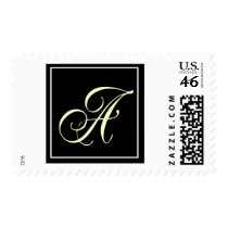 Black and White Monogram Gifts stamps