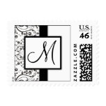 Black and White Monogram Stamps - size small