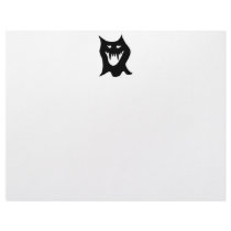 Black and White Monster. Personalized Letterhead