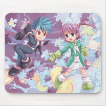 black and white Mouse Pad mousepads