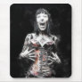 black and white mouse pad