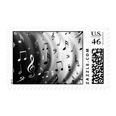 floating music notes