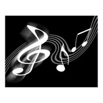 Black and White Musical Scale Poster posters by thehatch Black and White Musical Scale Poster posters