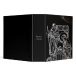 Black and White Nativity Scene 1 sided binder