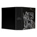 Black and White Nativity Scene 1 sided binder by BlayzeInk Black and White Nativity Scene 1 sided binder