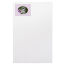 Black and White Nymph Butterfly Stationery