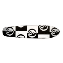 Black and White Old School Board skateboards